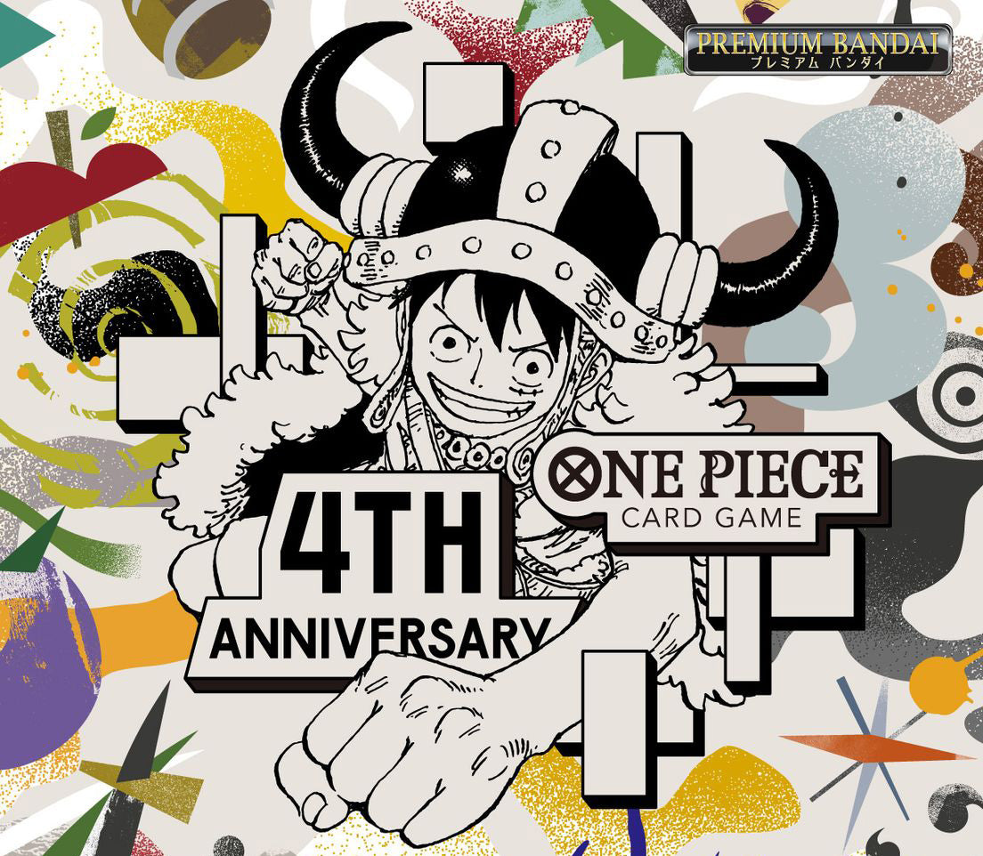 One Piece Card Game 4th Anniversary Set key art with Luffy