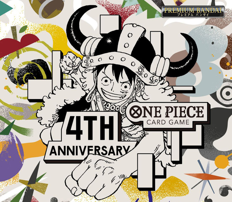One Piece Card Game 4th Anniversary Set key art with Luffy