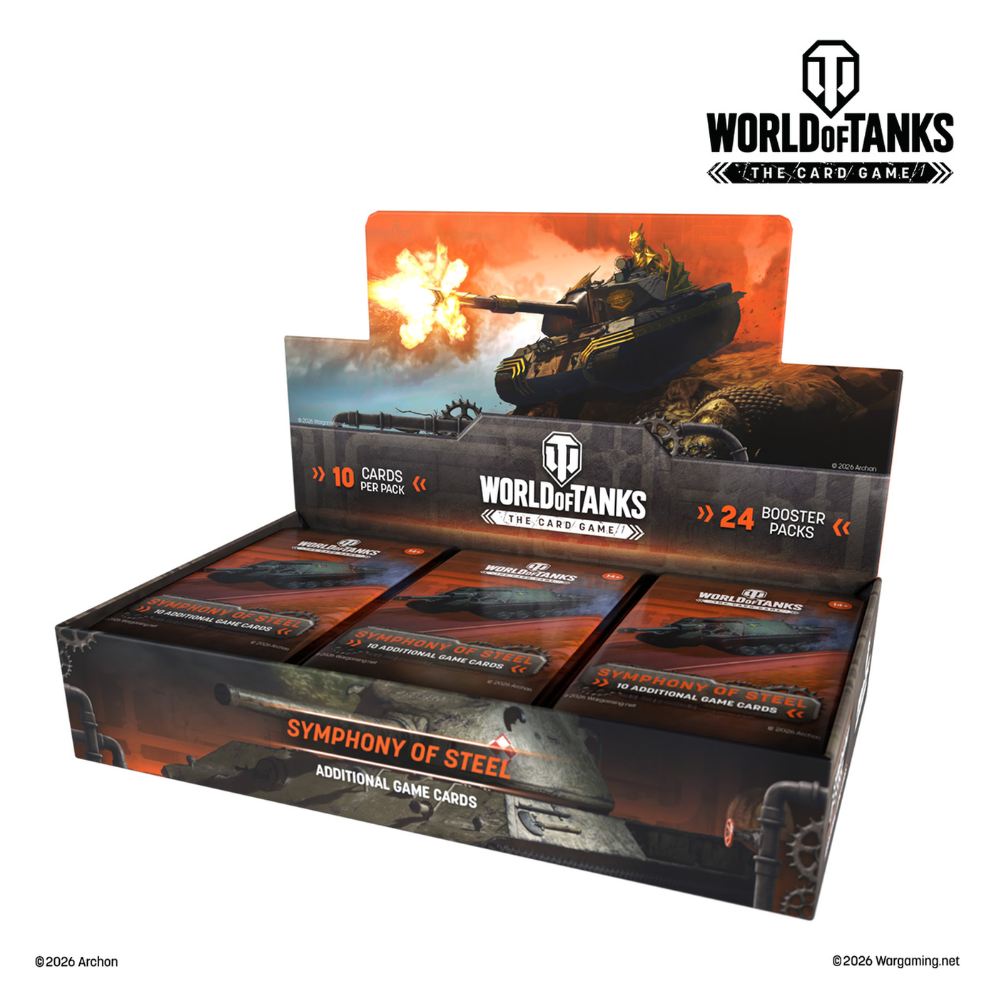 World of Tanks TCG: Symphony of Steel Booster Display