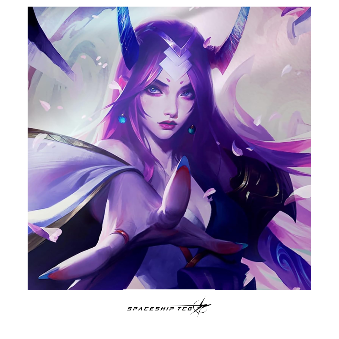 Riftbound League of Legends Irelia Playmat Spiritforged Spirit Blossom collection premium neoprene Spaceship TCG Spain