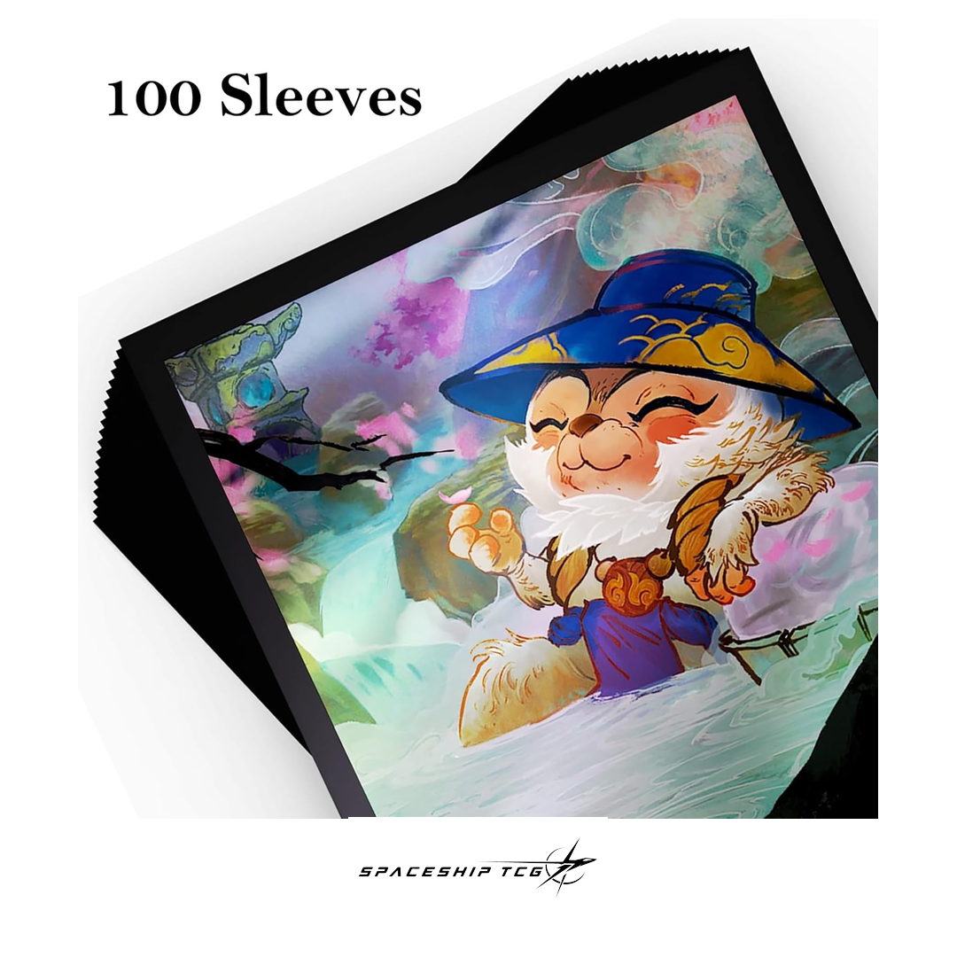 Riftbound League of Legends Teemo Art Sleeves 100 count card protectors Spiritforged Spirit Blossom collection Spaceship TCG Spain