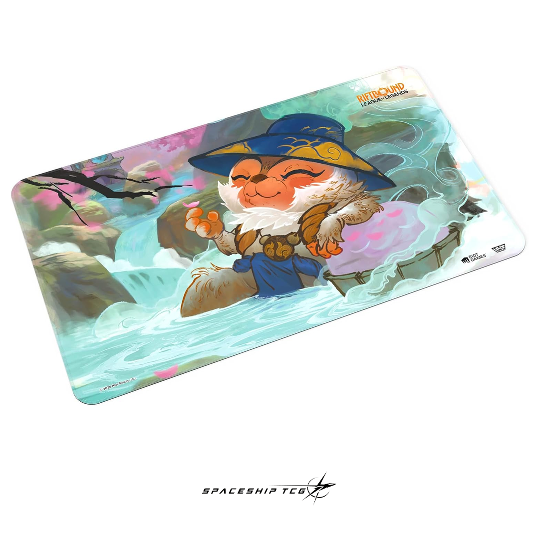 Riftbound League of Legends Teemo Playmat Spiritforged Spirit Blossom collection premium neoprene Spaceship TCG Spain