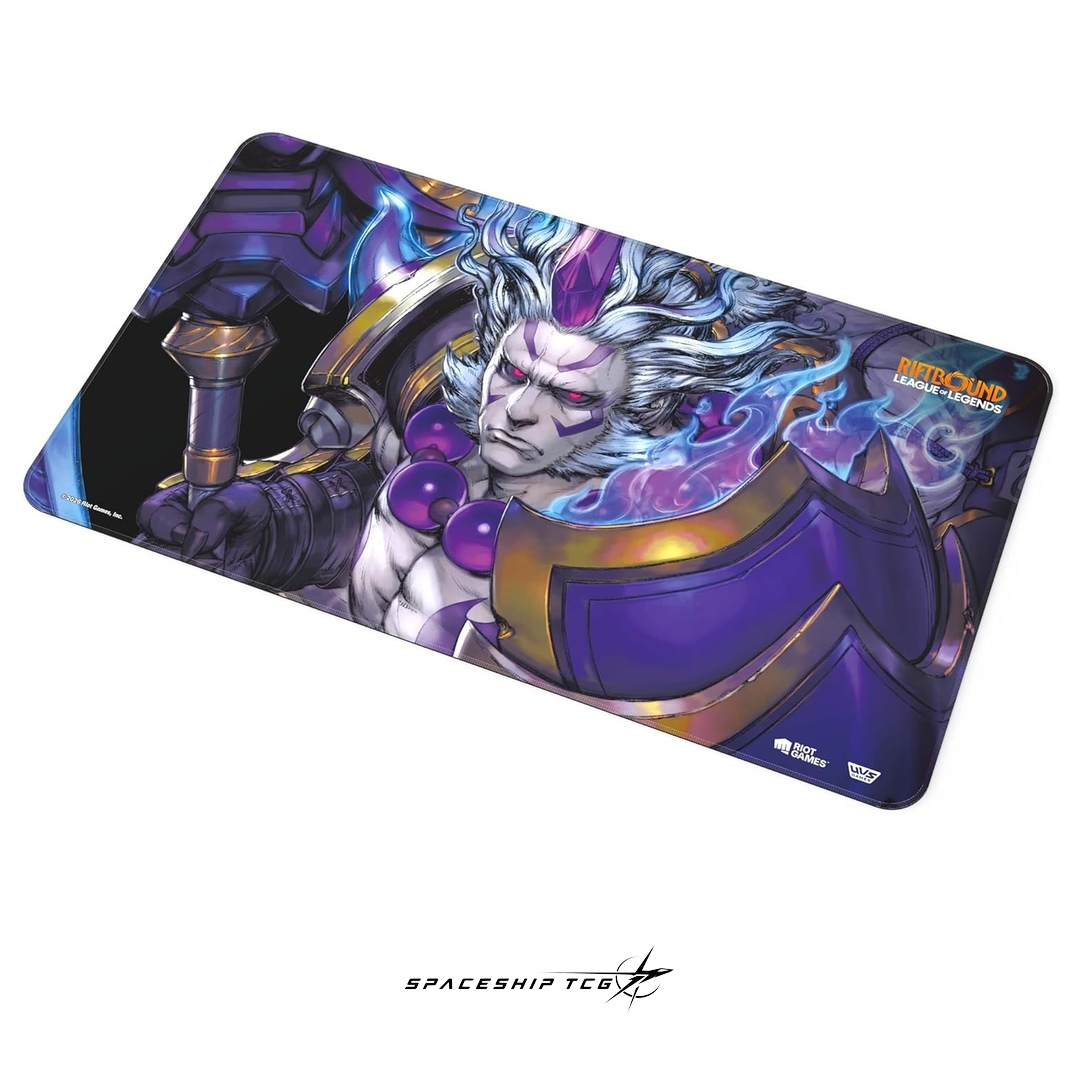 Riftbound League of Legends Darius Playmat Spiritforged Spirit Blossom collection premium neoprene Spaceship TCG Spain
