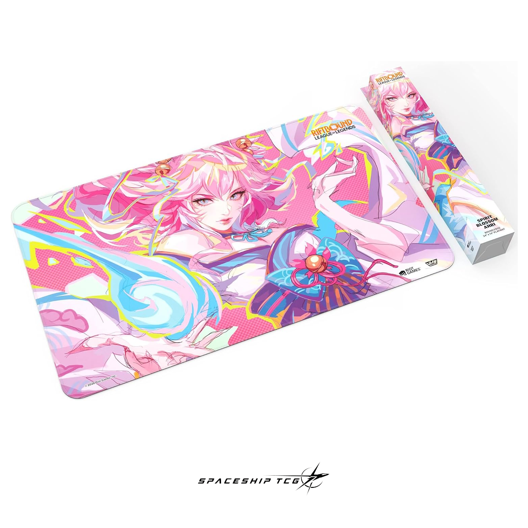 Riftbound League of Legends Irelia Playmat Spiritforged Spirit Blossom collection premium neoprene Spaceship TCG Spain