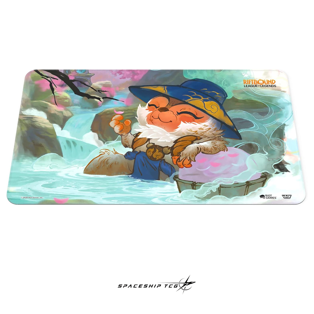 Riftbound League of Legends Teemo Playmat Spiritforged Spirit Blossom collection premium neoprene Spaceship TCG Spain