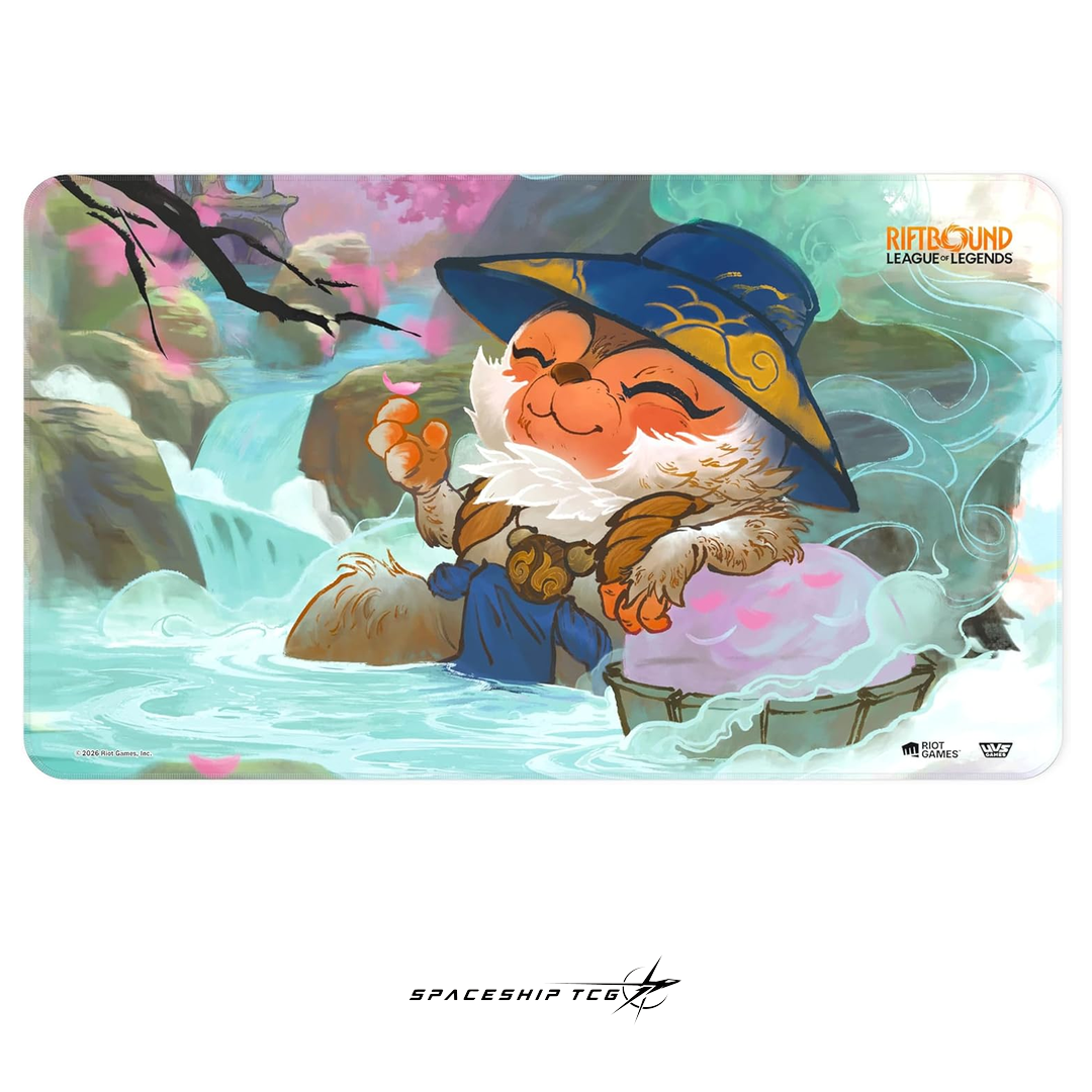 Riftbound League of Legends Teemo Playmat Spiritforged Spirit Blossom collection premium neoprene Spaceship TCG Spain