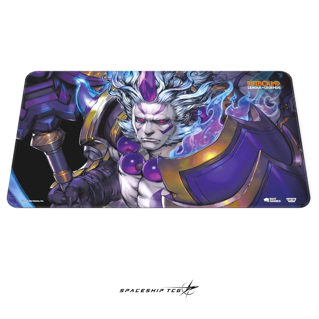 Riftbound League of Legends Darius Playmat Spiritforged Spirit Blossom collection premium neoprene Spaceship TCG Spain