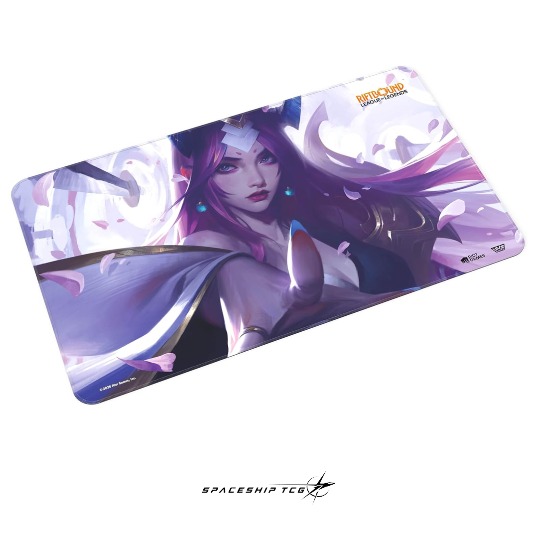 Riftbound League of Legends Irelia Playmat Spiritforged Spirit Blossom collection premium neoprene Spaceship TCG Spain