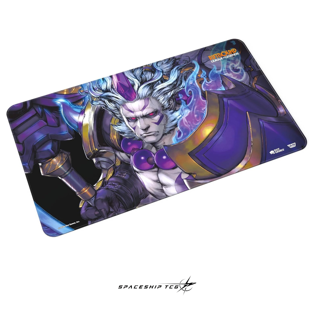 Riftbound League of Legends Darius Playmat Spiritforged Spirit Blossom collection premium neoprene Spaceship TCG Spain