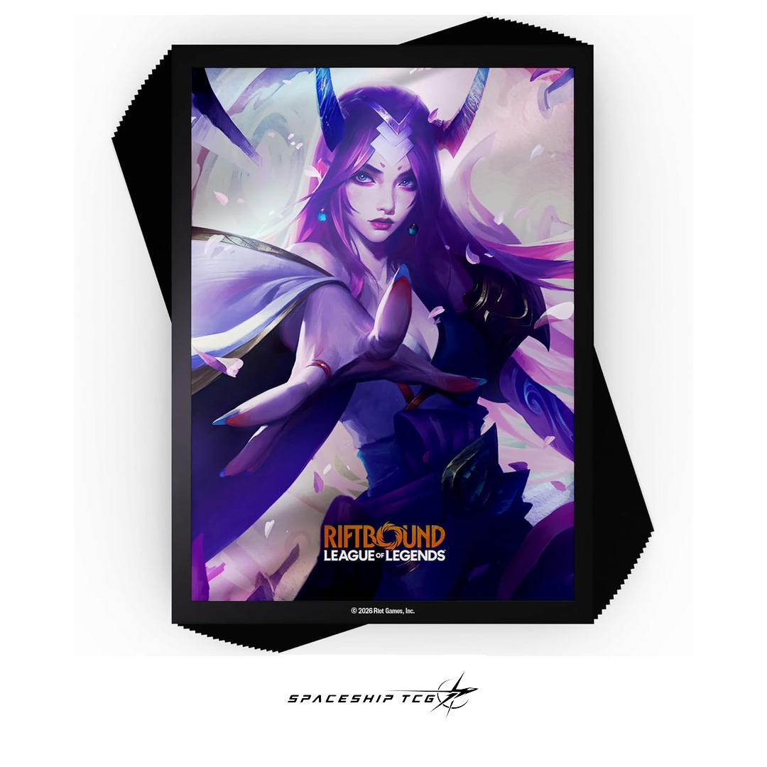 Riftbound League of Legends Irelia Art Sleeves 100-count Spirit Blossom card protectors