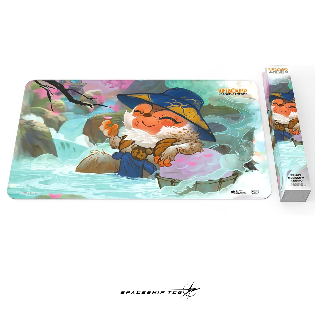 Riftbound League of Legends Teemo Playmat Spiritforged Spirit Blossom collection premium neoprene Spaceship TCG Spain