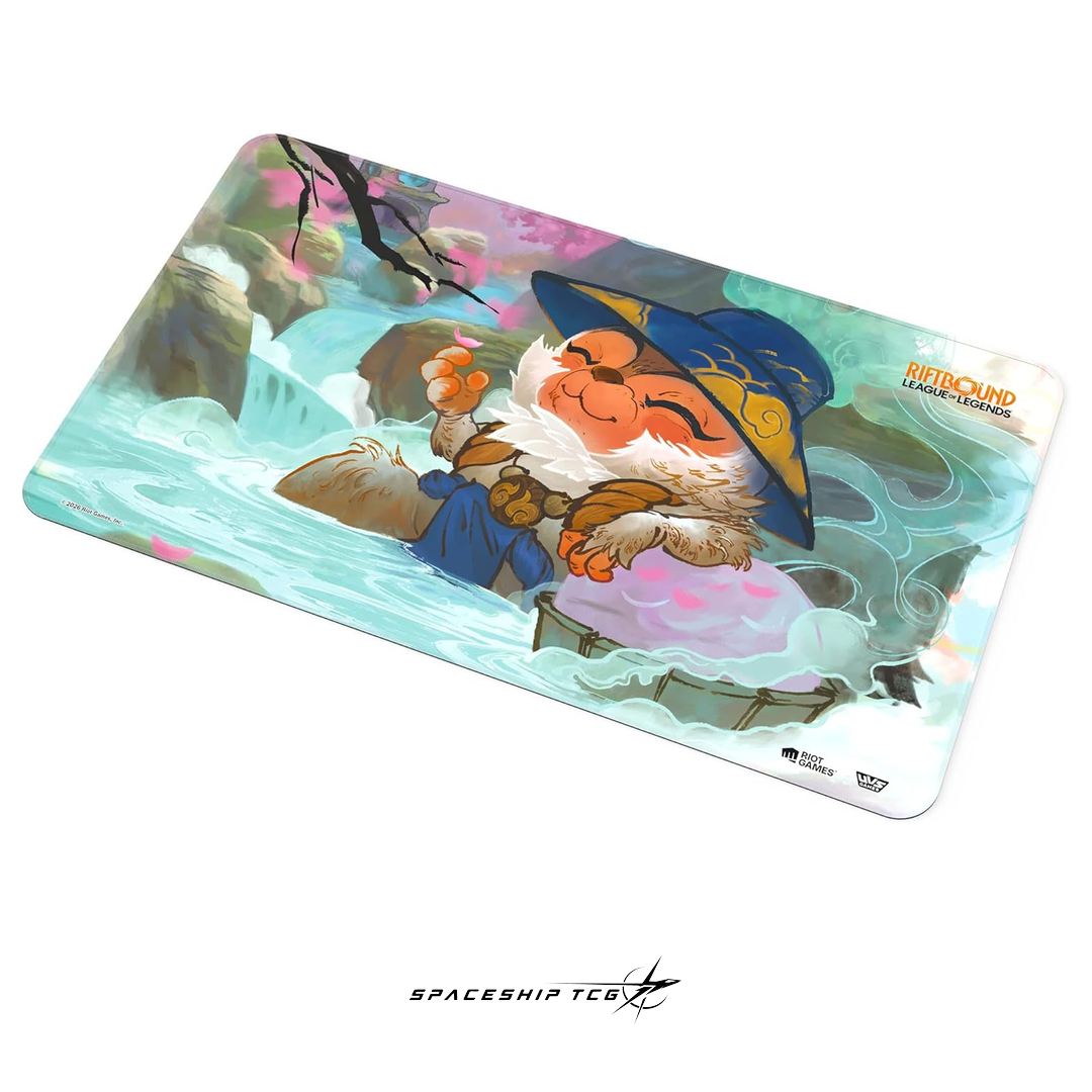 Riftbound League of Legends Teemo Playmat Spiritforged Spirit Blossom collection premium neoprene Spaceship TCG Spain