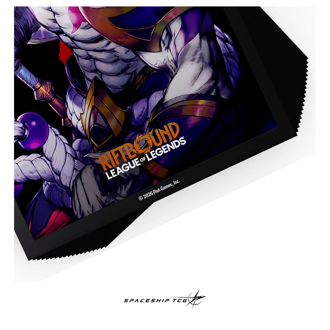 Riftbound League of Legends Darius Art Sleeves 100-count Spirit Blossom card protectors