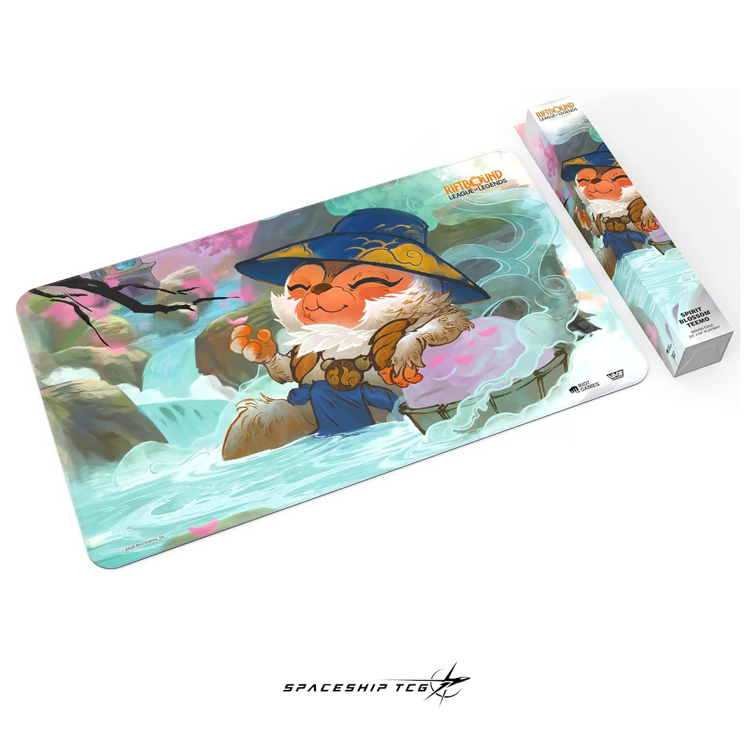 Riftbound League of Legends Teemo Playmat Spiritforged Spirit Blossom collection premium neoprene Spaceship TCG Spain