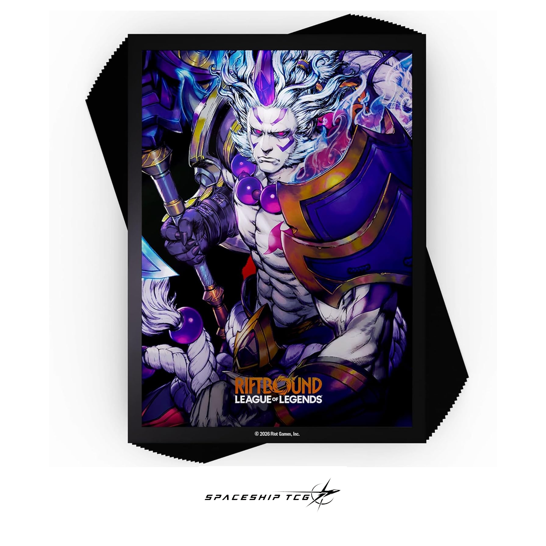 Riftbound League of Legends Darius Art Sleeves 100-count Spirit Blossom card protectors
