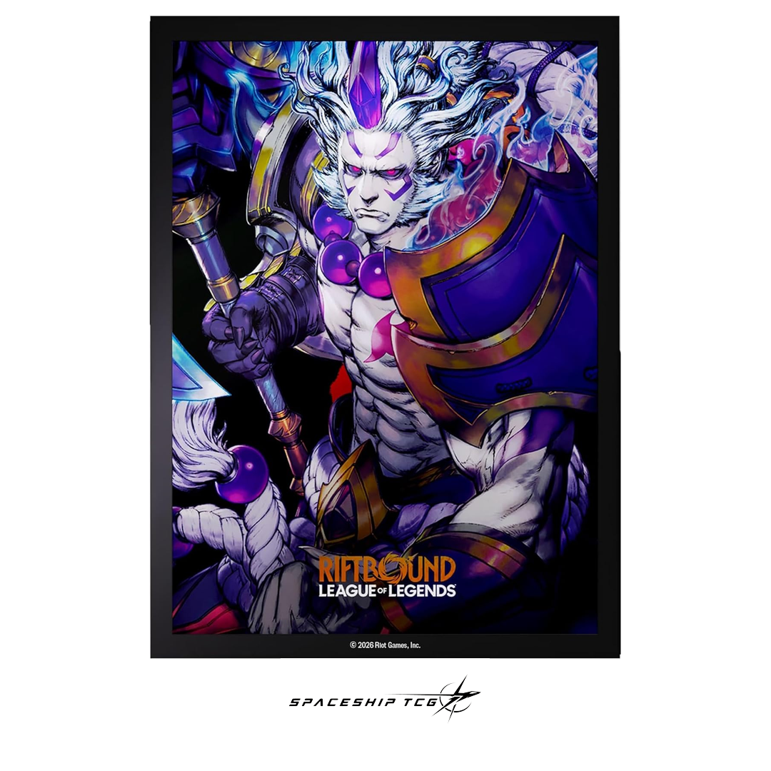Riftbound League of Legends Darius Art Sleeves 100-count Spirit Blossom card protectors