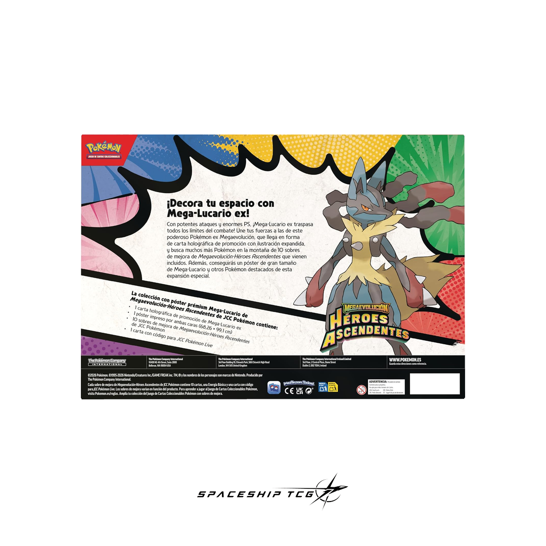 Pokémon trading card game packaging with a character illustration on a colorful background