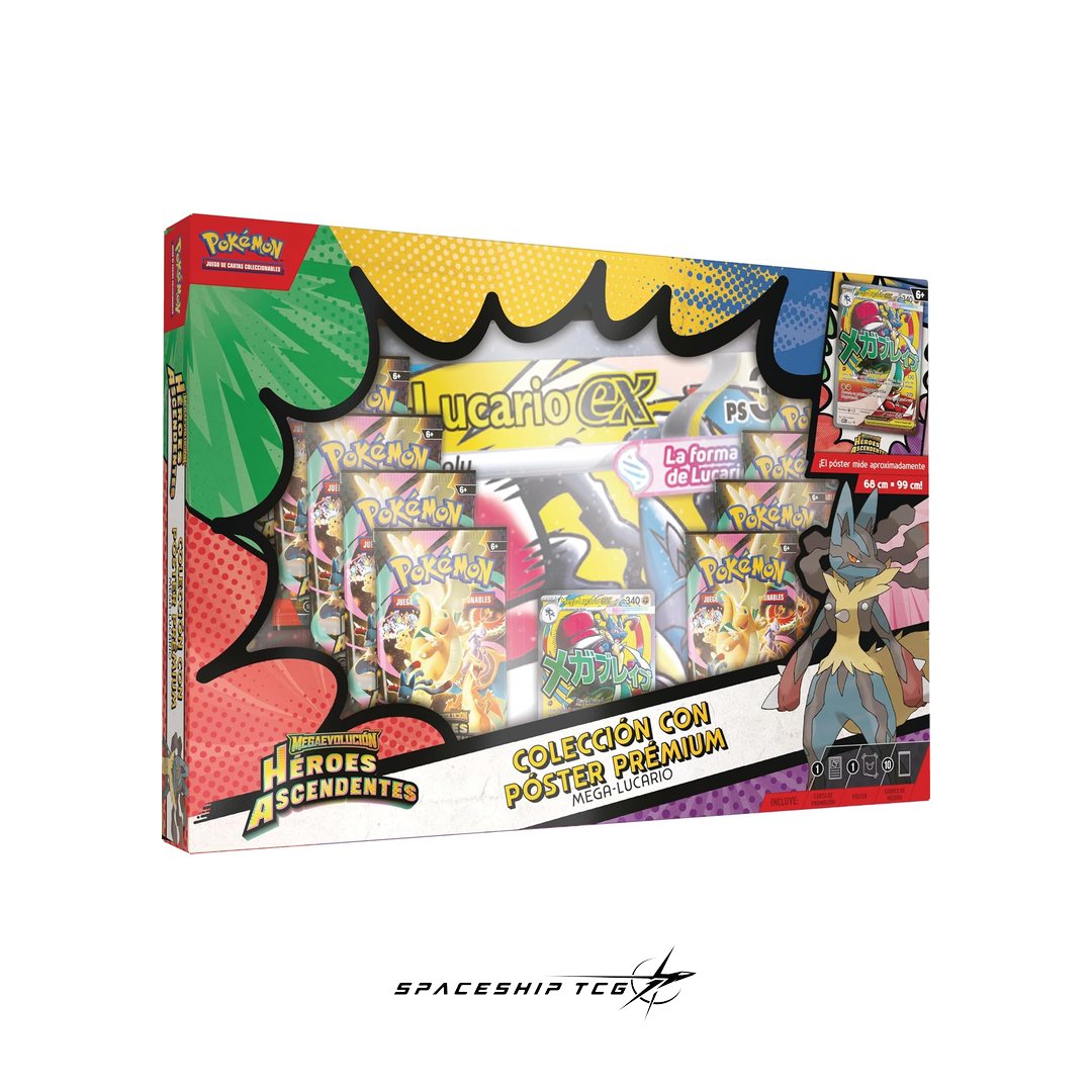 Pokémon trading card game packaging with colorful design and text