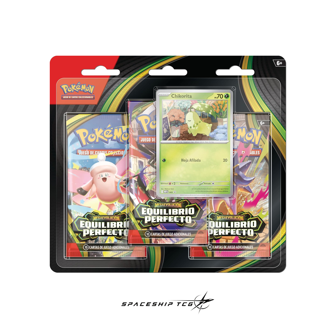 Pokémon trading card game packaging with cards and branding on a white background