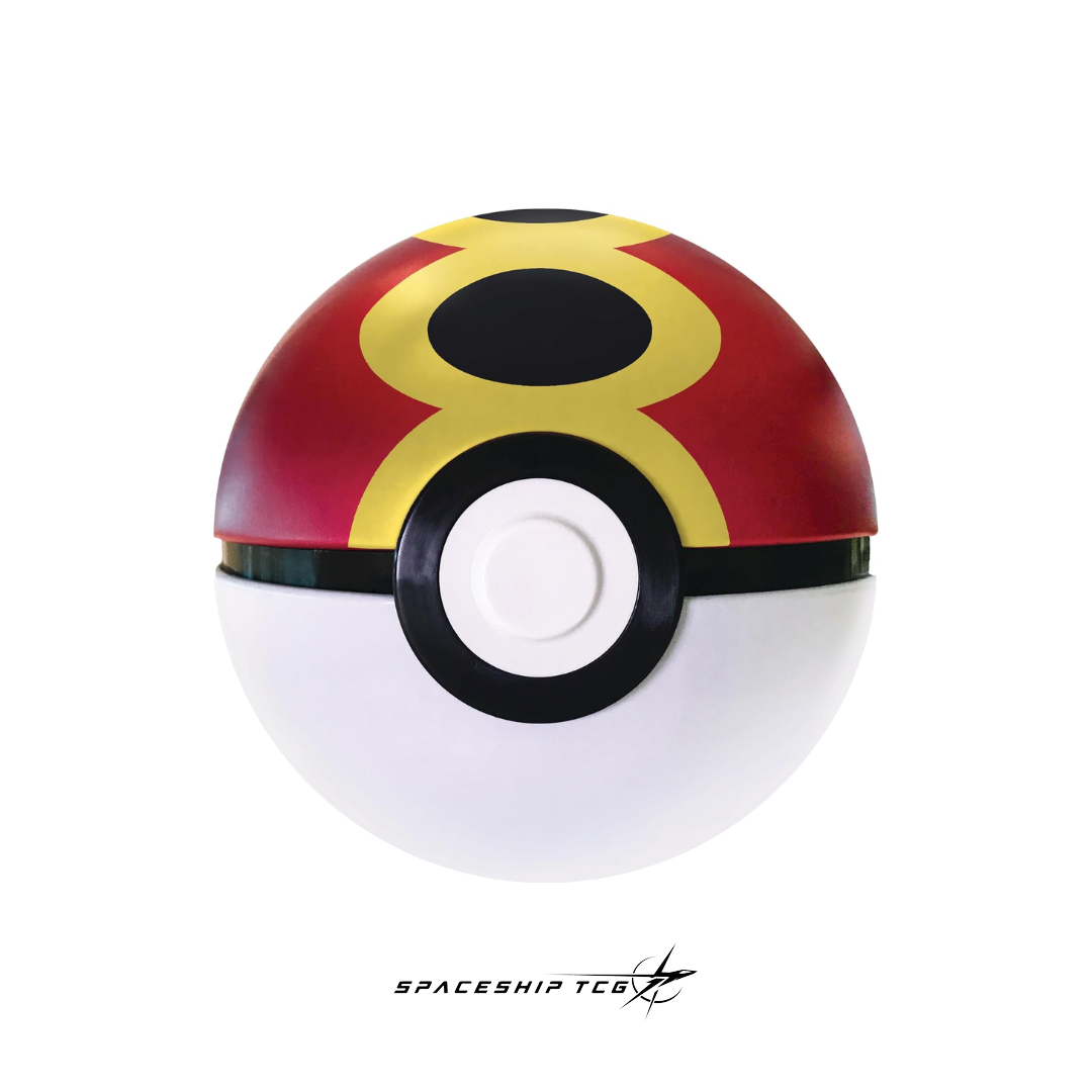 Pokémon TCG Poké Ball Tin 2026 Spanish edition collectible metal tin containing 3 booster packs and sticker sheets with iconic Poké Ball design