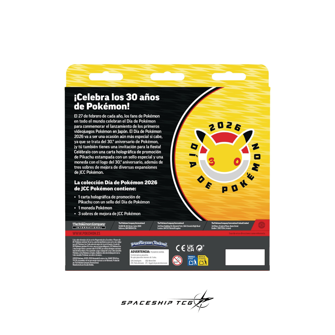 Pokémon trading card game packaging with yellow and black design