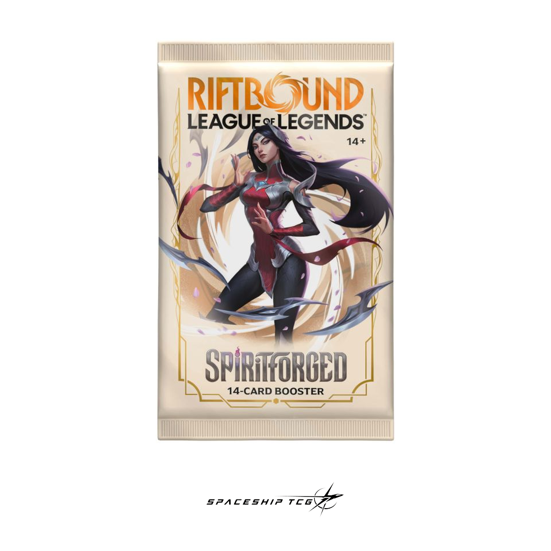 Riftbound League of Legends Spiritforged Booster Pack English edition factory sealed Spaceship TCG Spain