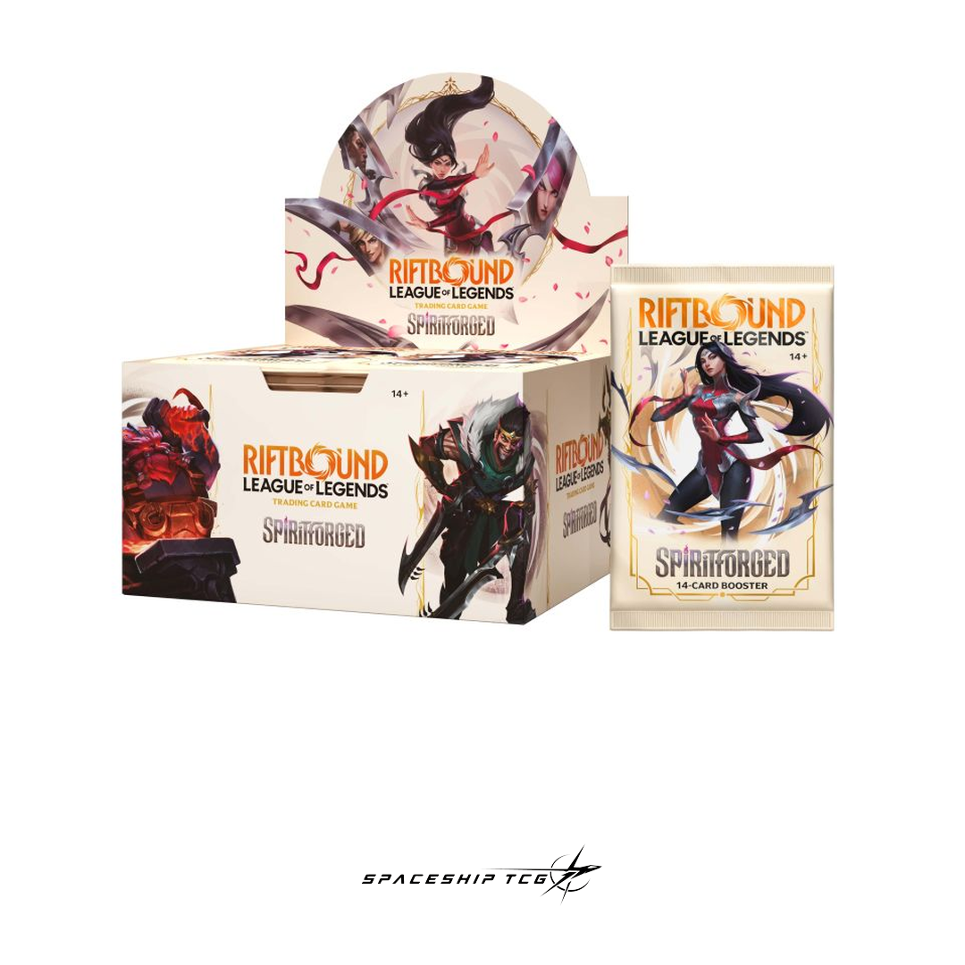 Riftbound League of Legends Spiritforged Booster Pack English edition factory sealed Spaceship TCG Spain