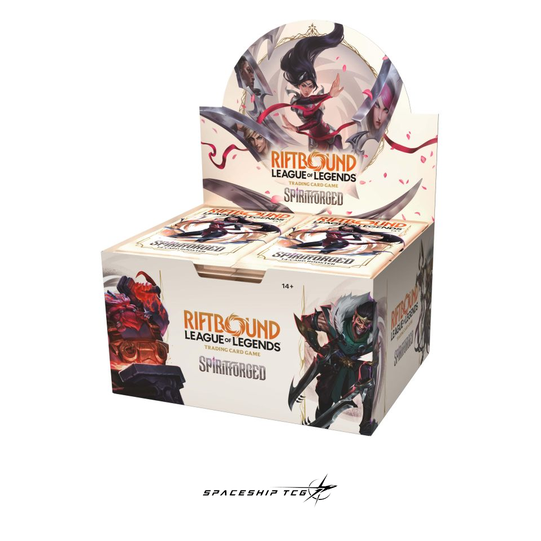 Riftbound League of Legends Spiritforged Spirit Blossom Booster Box 24 packs English edition factory sealed Spaceship TCG Spain