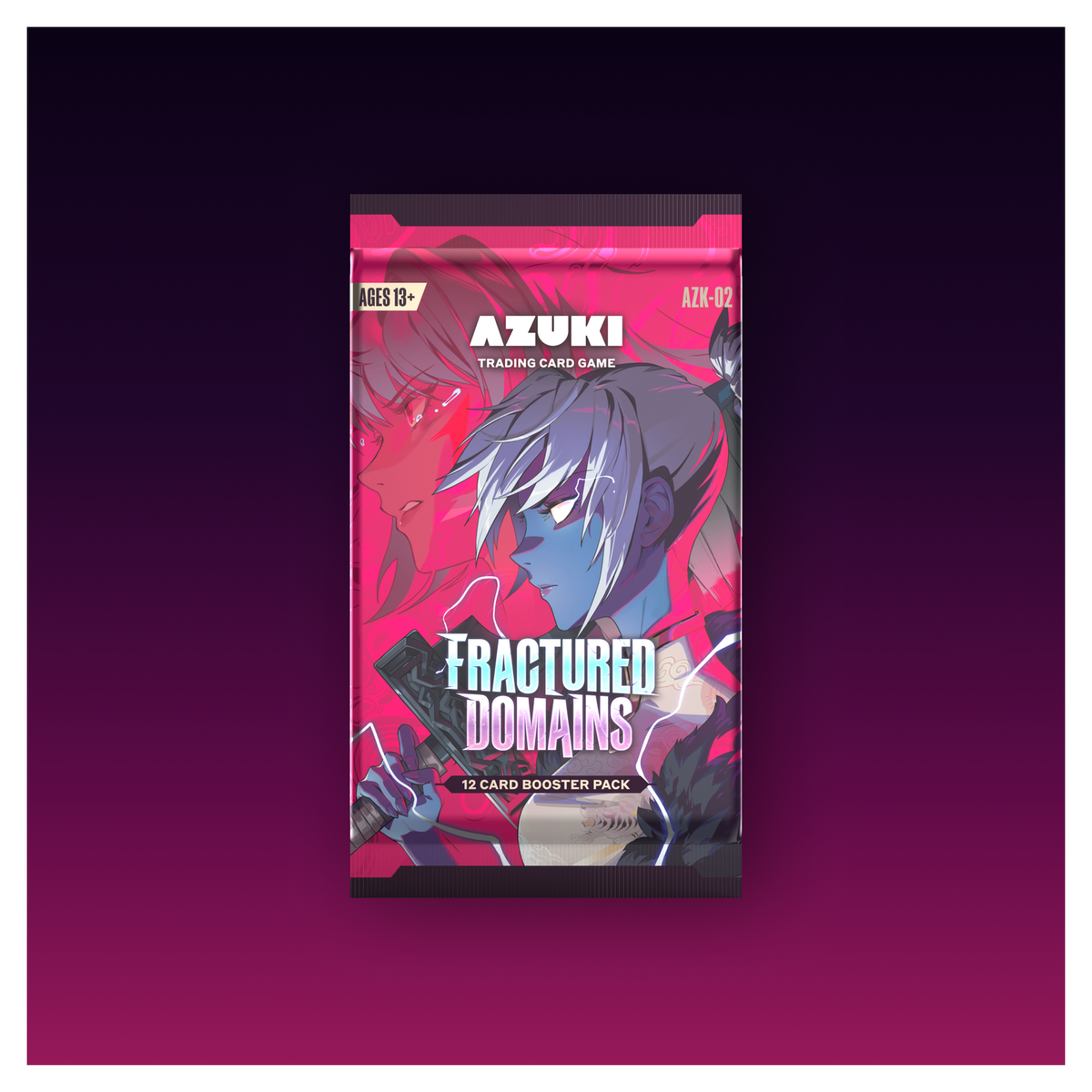 Azuki TCG Fractured Domains sealed booster display box with 24 booster packs in English - imagen 3