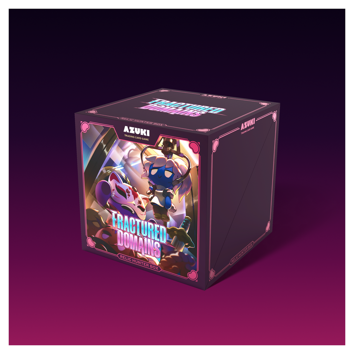 Azuki TCG Fractured Domains Relic Hunter Box English sealed box with booster packs and promo cards