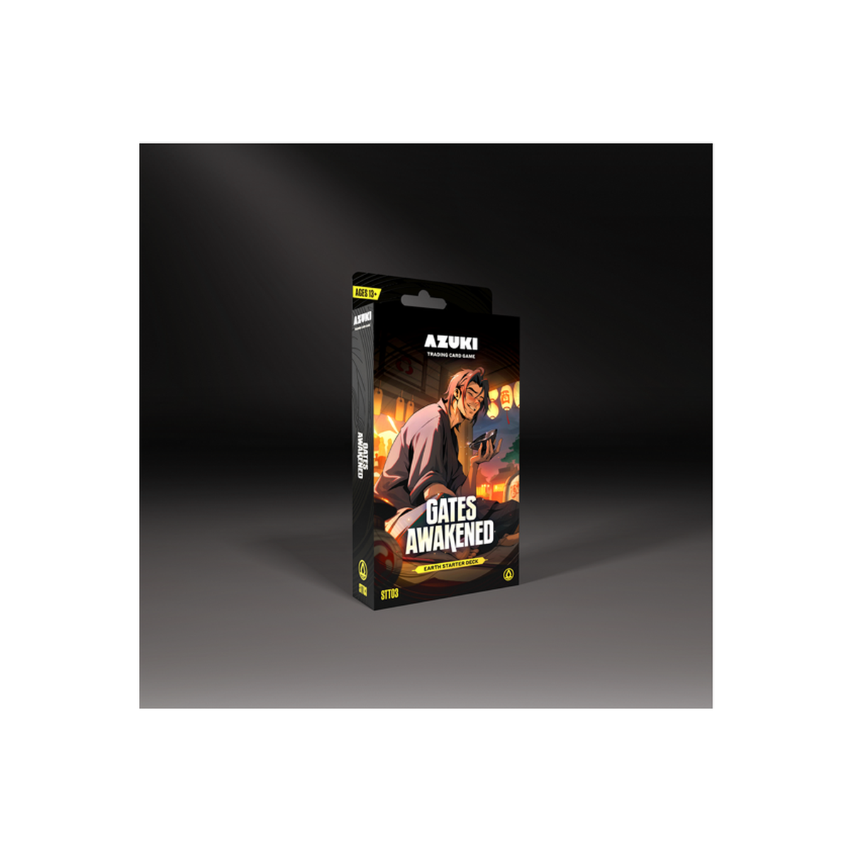 Sealed display case of Azuki TCG Gates Awakened Bobu Starter Deck, containing 8 Ready to Play 63-card English-language decks