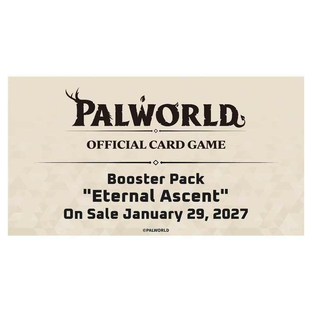 Palworld Card Game Booster Box BP-03: Eternal Ascent (12 Packs) - English