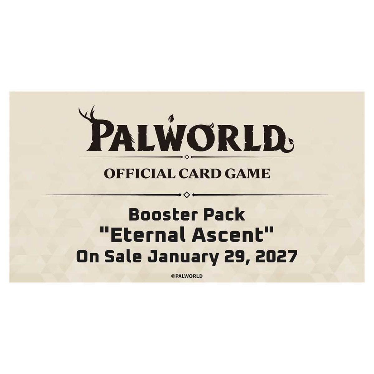 Palworld Card Game Booster Box BP-03 Eternal Ascent, sealed English-language box of 12 booster packs