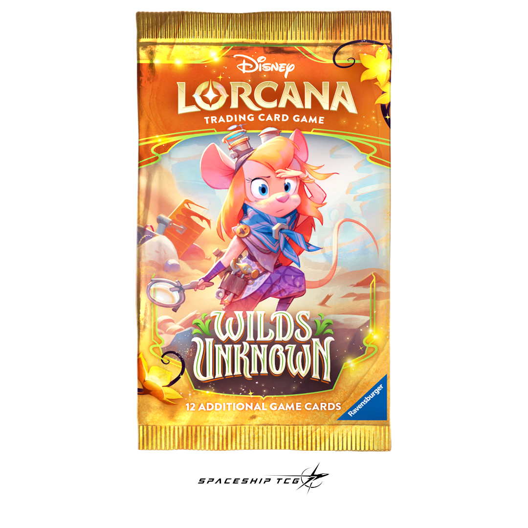 Disney Lorcana Wilds Unknown Booster Display - 24 sealed booster packs with rare and foil cards - Contents