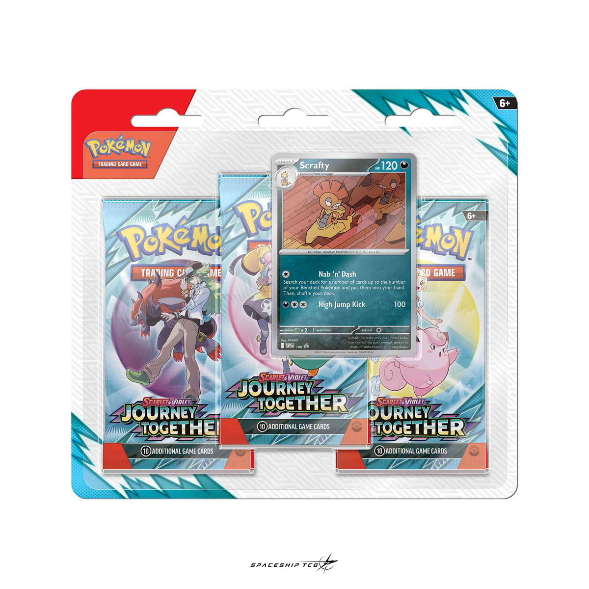 Pokémon 3 Pack - Journey Together (SV09)