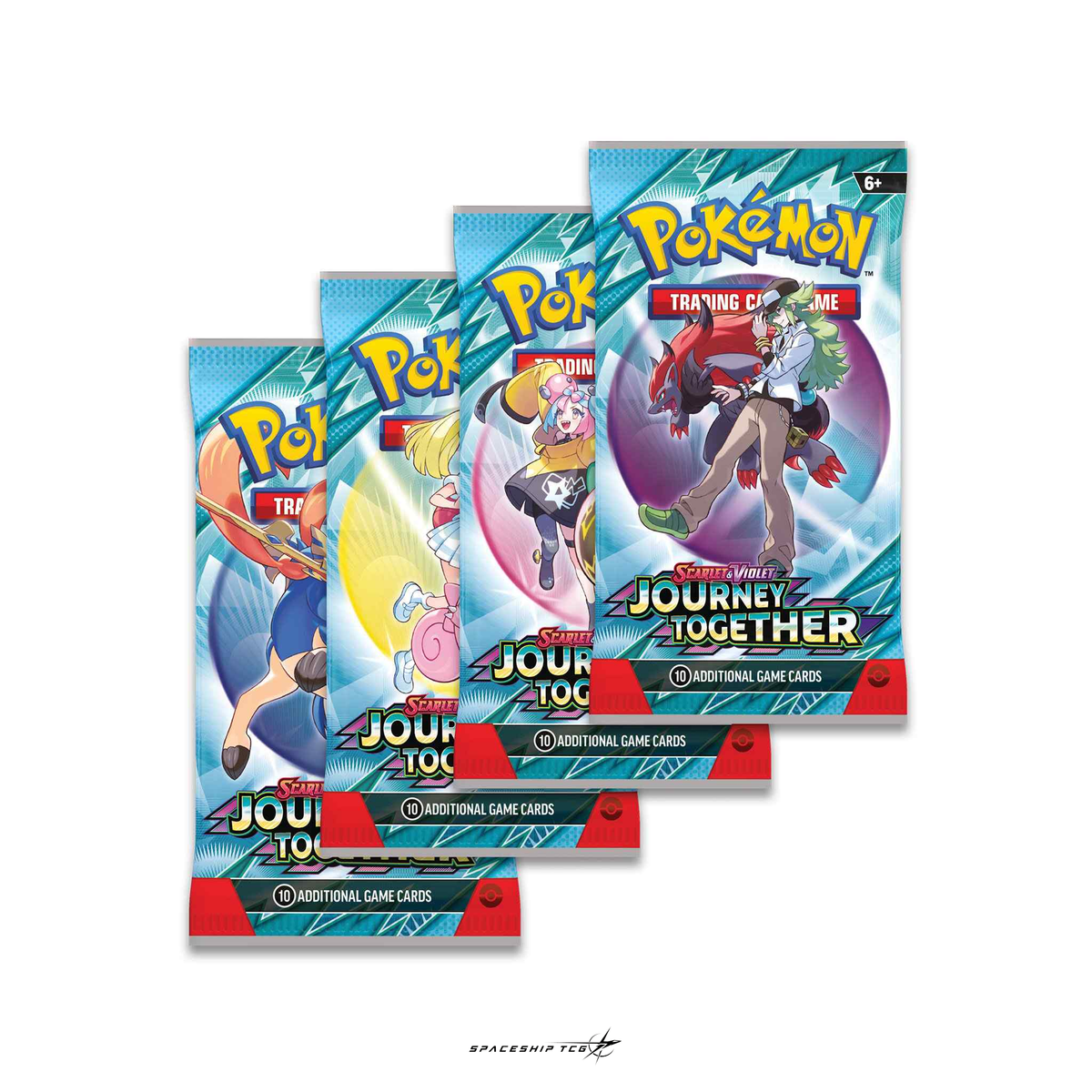 Pokémon TCG Journey Together SV09 Booster Box - 18 sealed booster packs featuring Trainer-Pokémon partnerships