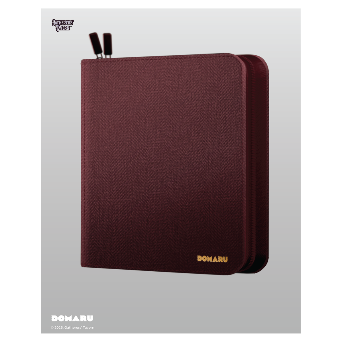 DOMARU 12-Pocket Binder in five colors: Alabaster, Carnelian, Lazulite, Malachite, and Obsidian - Carnelian - imagen 3