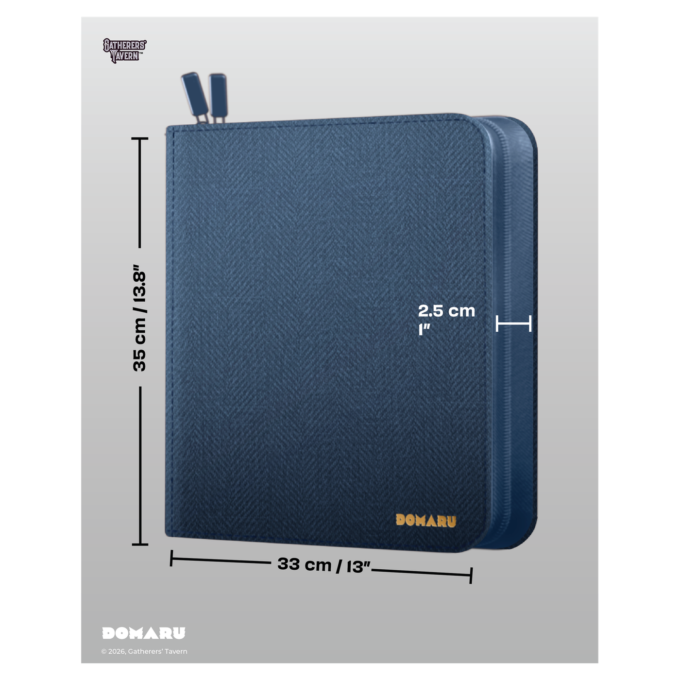 DOMARU 12-Pocket Binder in five colors: Alabaster, Carnelian, Lazulite, Malachite, and Obsidian - Lazulite - imagen 6