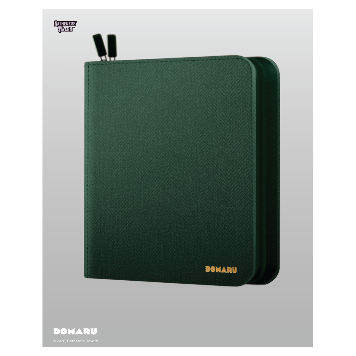 Gatherers' Tavern DOMARU 12-Pocket Binder for card collection storage, available in five colors - Malachite - imagen 7