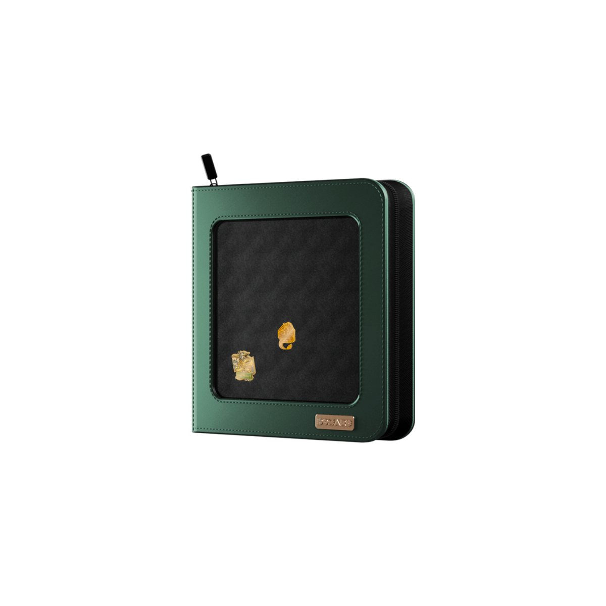 12-pocket DOMARU Deco Pin Binder with clear protective cover and 2 unique Sacred Beasts collectible - Sage Herald - imagen 8