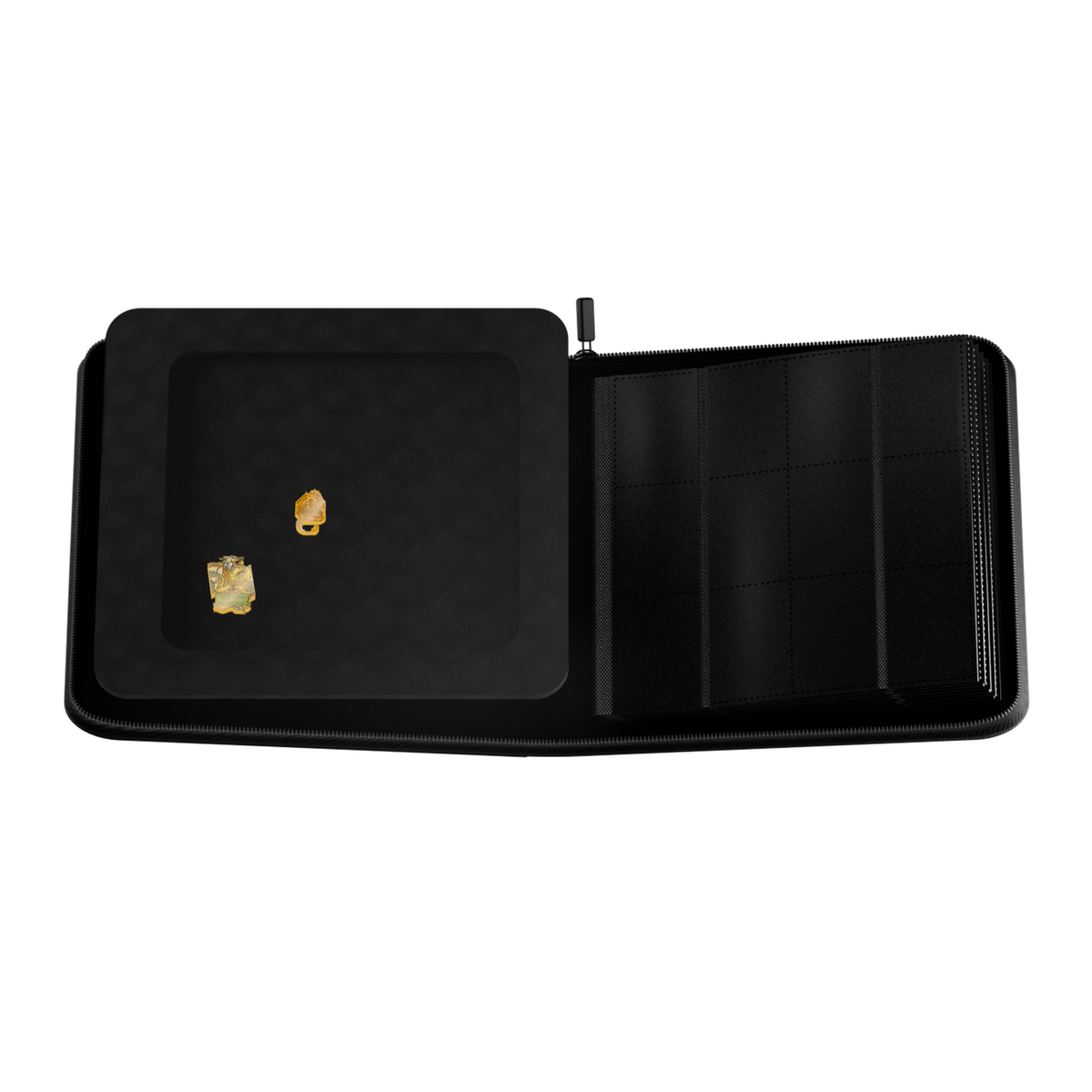 12-pocket DOMARU Deco Pin Binder with clear protective cover and 2 unique Sacred Beasts collectible - Sage Herald - imagen 9