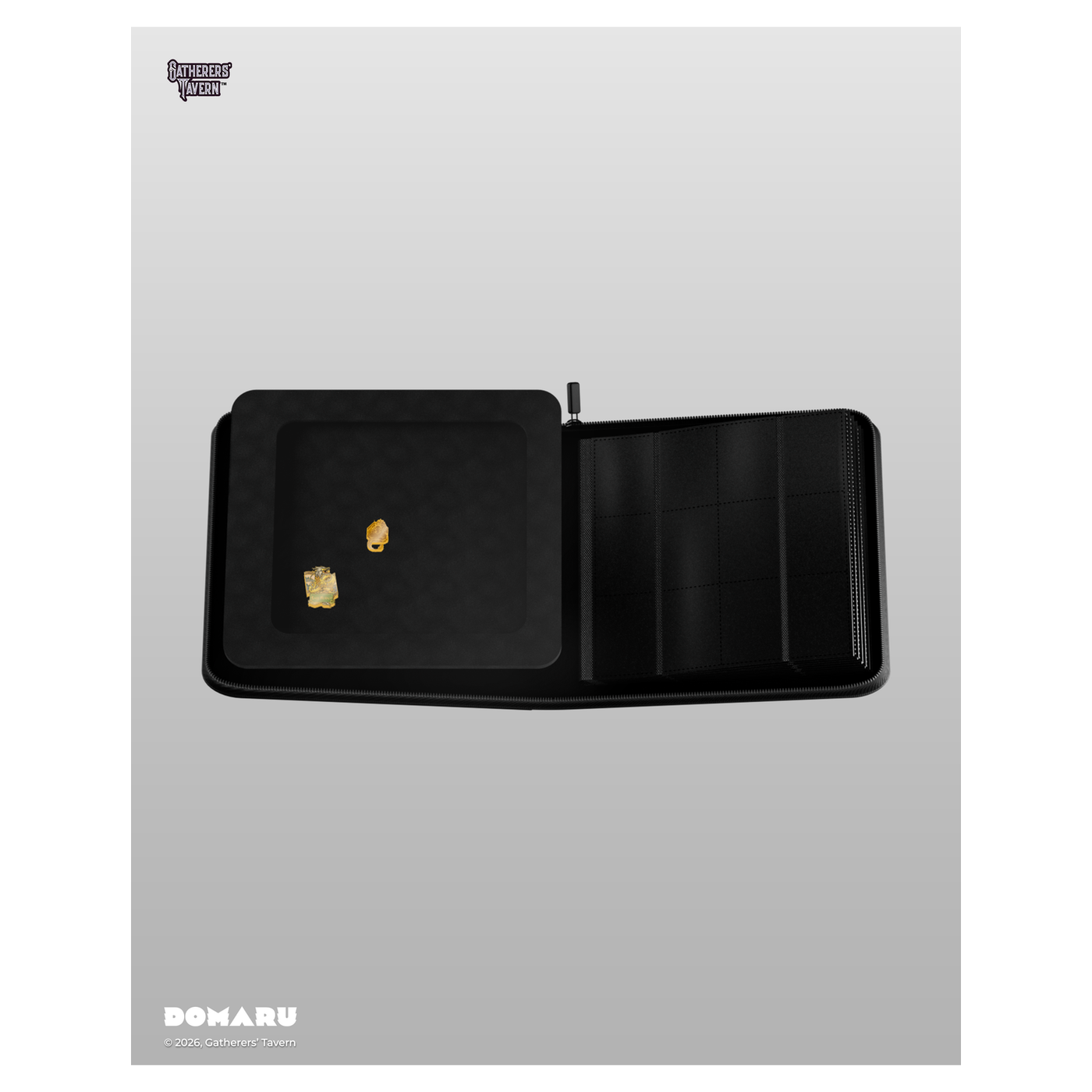 12-pocket DOMARU Deco Pin Binder with clear protective cover and 2 unique Sacred Beasts collectible - Sage Herald - imagen 11