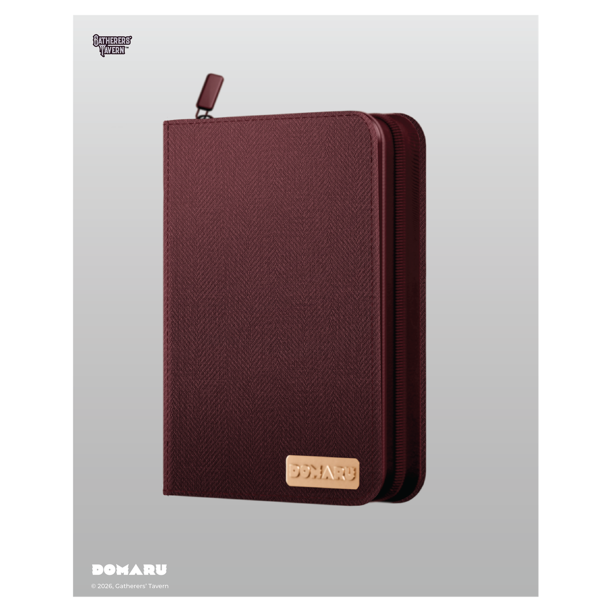 Gatherers' Tavern DOMARU 4-Pocket Binder in protective storage design - Carnelian - imagen 4