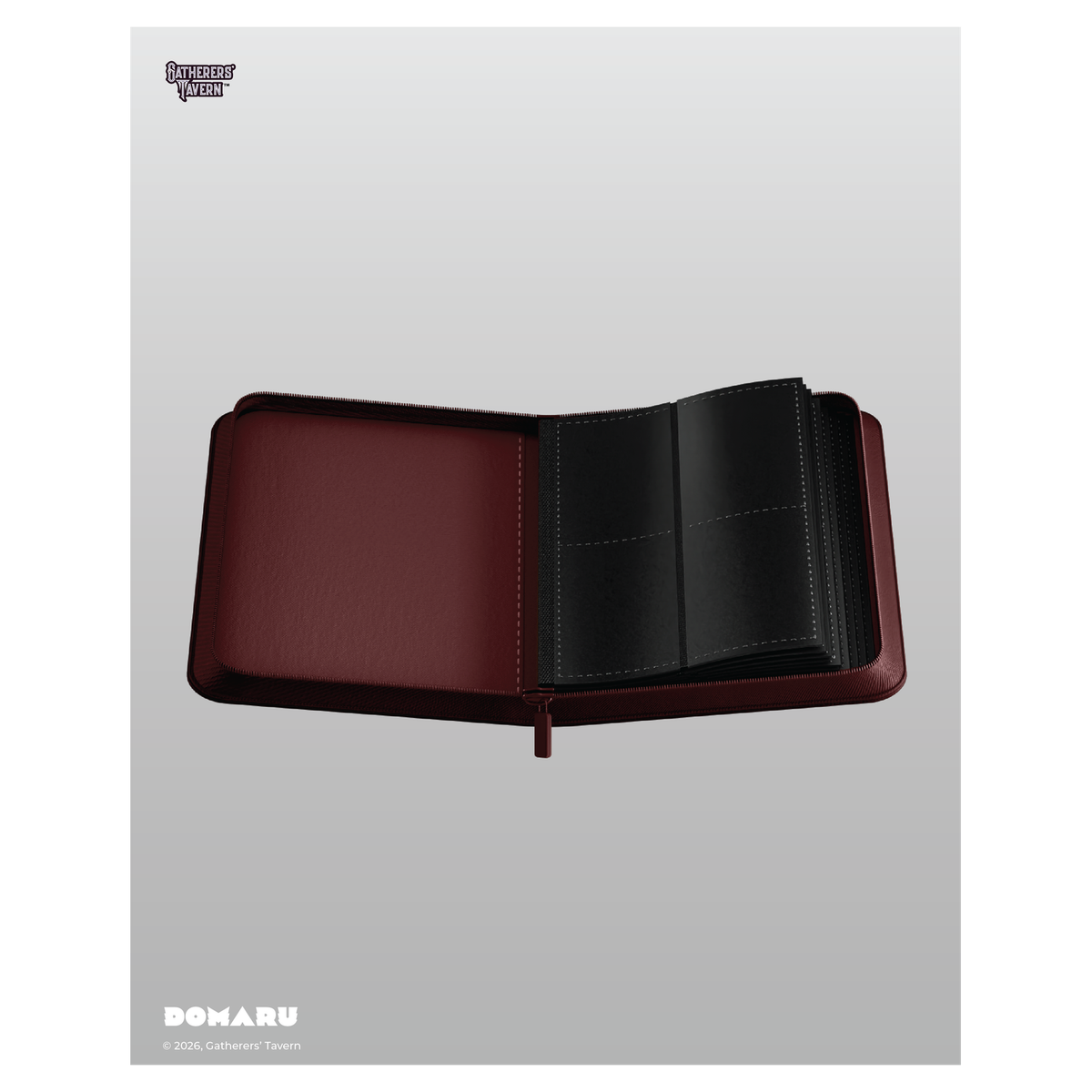 Gatherers' Tavern DOMARU 4-Pocket Binder in protective storage design - Carnelian - imagen 5