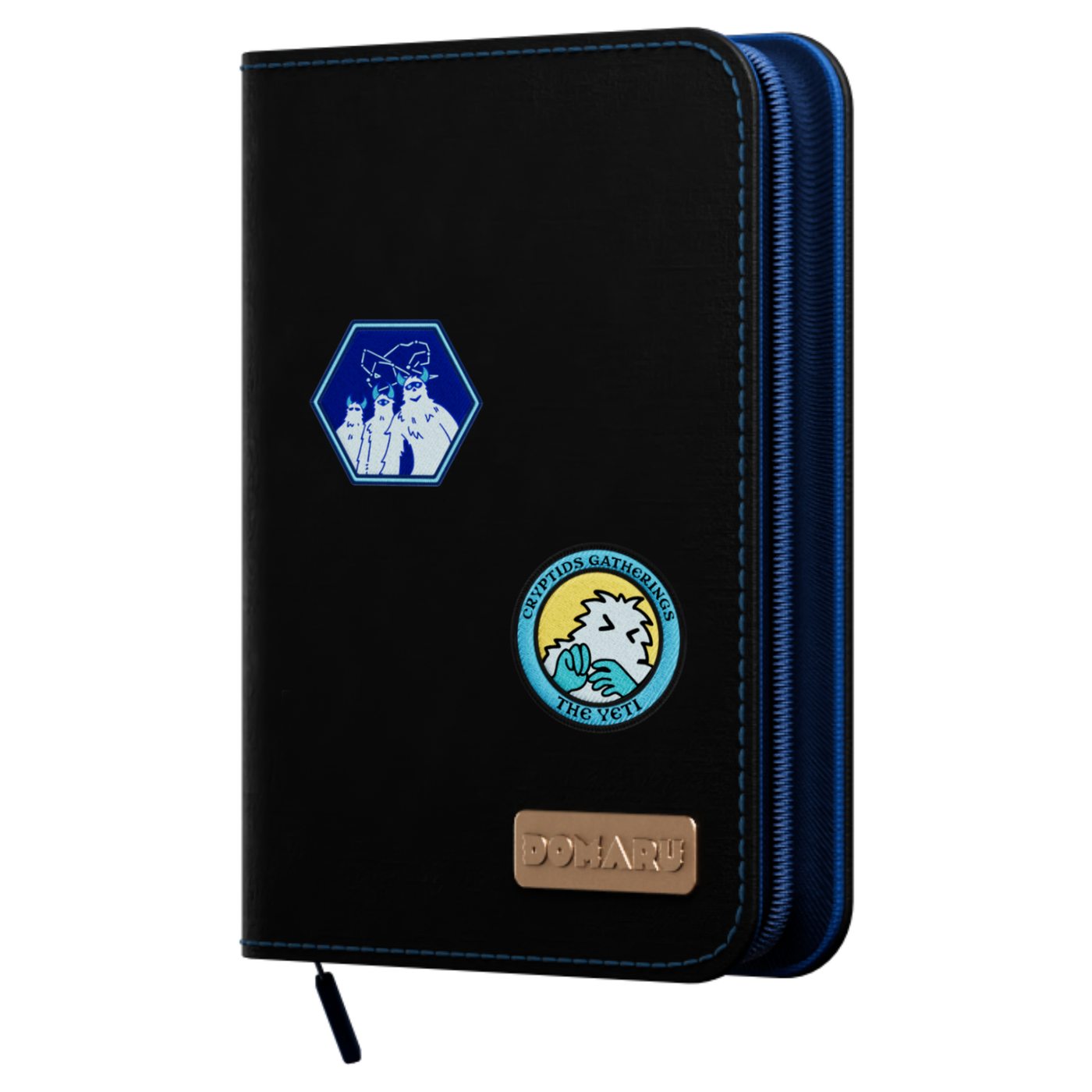 DOMARU 4-Pocket Binder Cryptids Collection by Gatherers' Tavern with removable patch fasteners - Mountain Mist - imagen 15