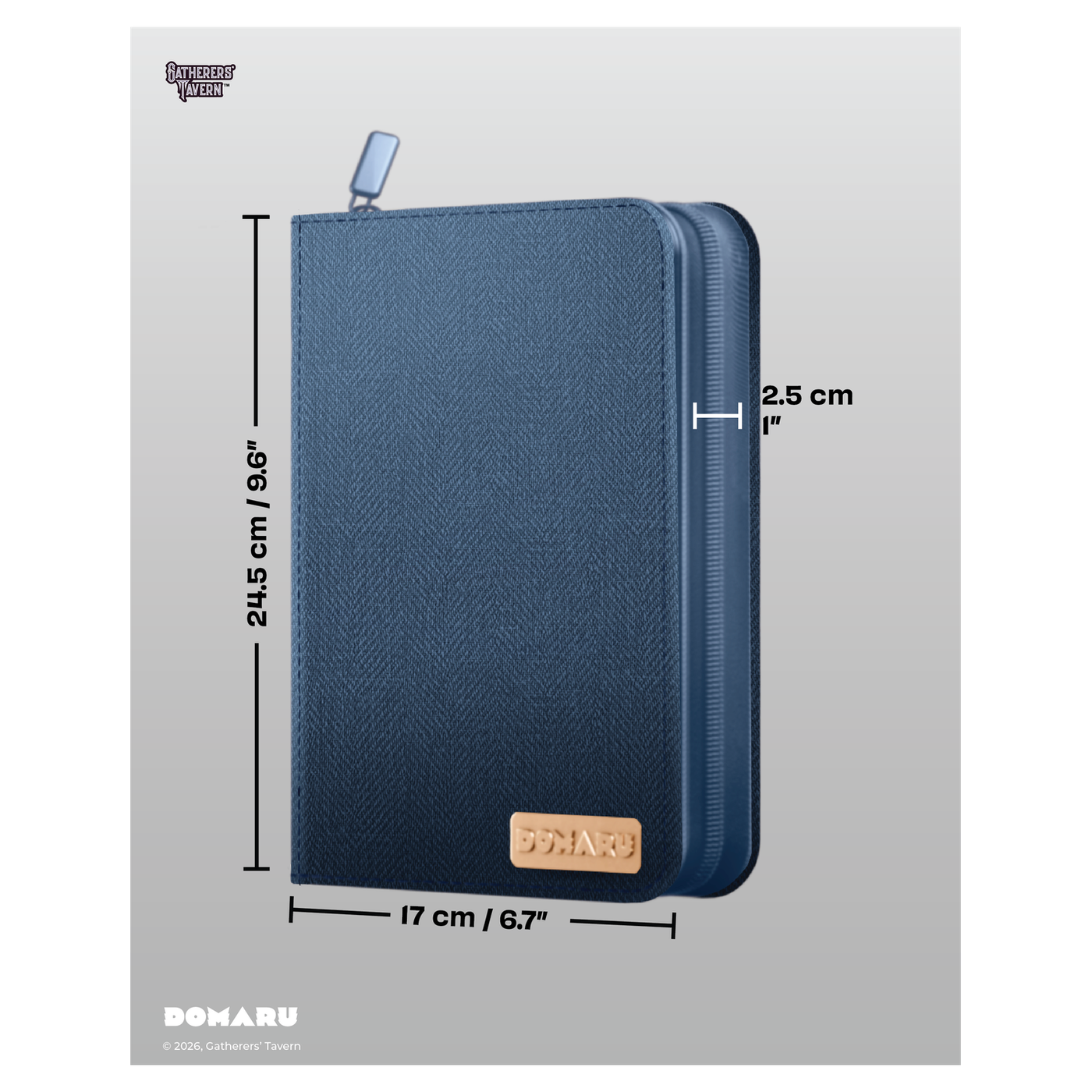 Gatherers' Tavern DOMARU 4-Pocket Binder in protective storage design - Lazulite - imagen 9