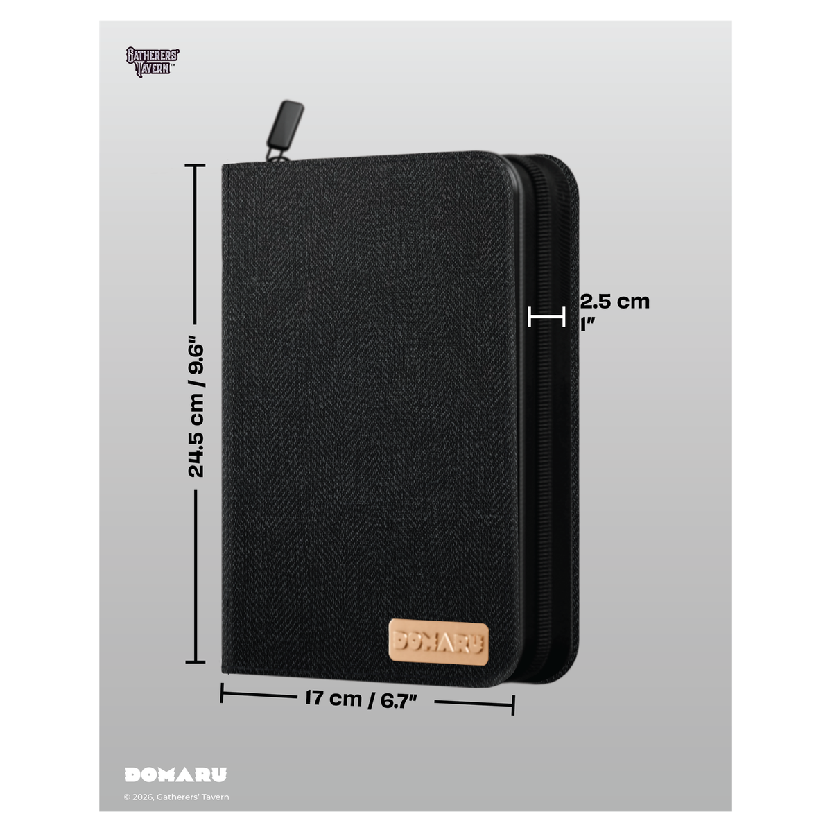 Gatherers' Tavern DOMARU 4-Pocket Binder in protective storage design - Obsidian - imagen 15