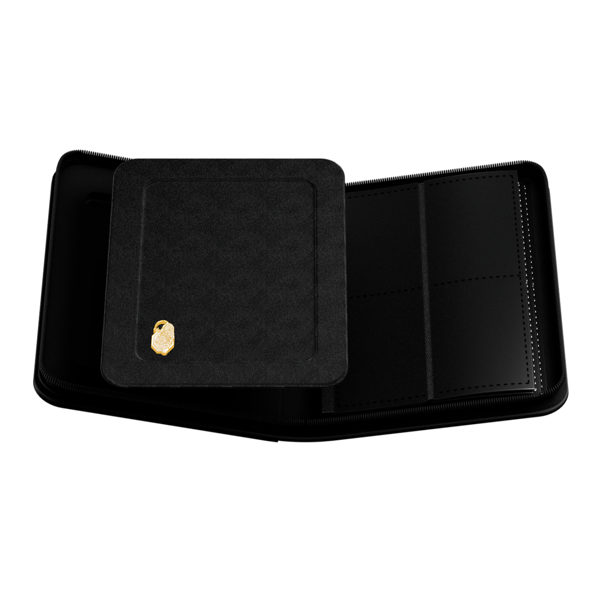 DOMARU 4-Pocket Deco Pin Binder in Azure Sovereign with clear protective cover for displaying Sac - White Arbiter - imagen 18