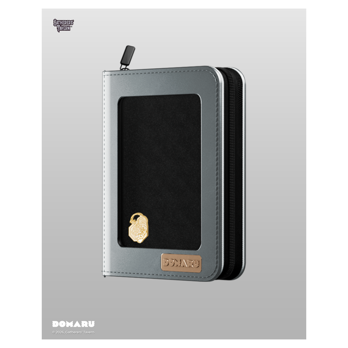 DOMARU 4-Pocket Deco Pin Binder in Azure Sovereign with clear protective cover for displaying Sac - White Arbiter - imagen 19
