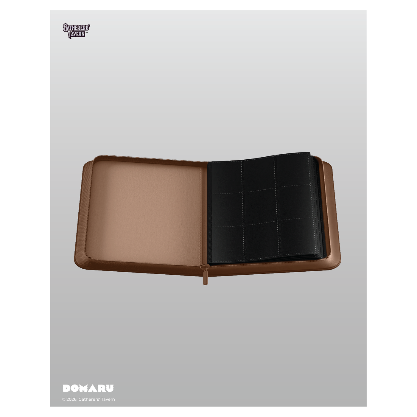 DOMARU 9-Pocket Binder in Alabaster color - refined card storage case - Alabaster - imagen 2